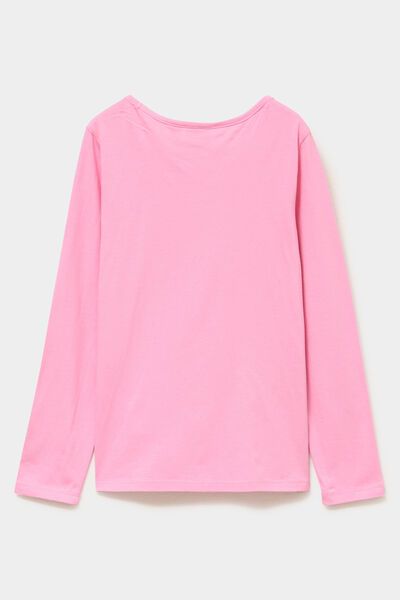 Ensemble pyjama 2 pi&egrave;ces coton Stitch rose fille