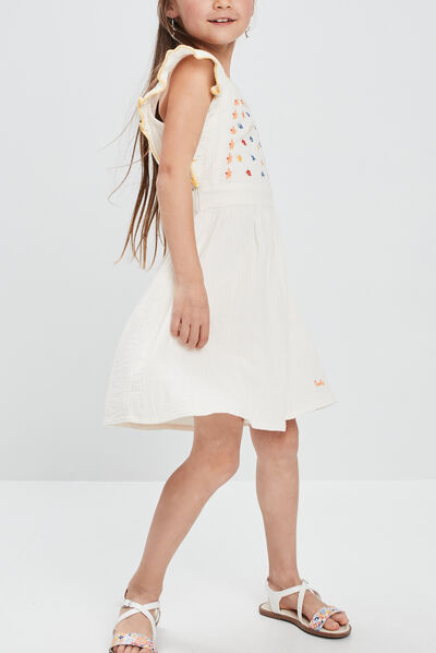 Robe évasée Creeks sable fille
