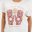 T-shirt manches courtes col rond coton blanc femme grande taille