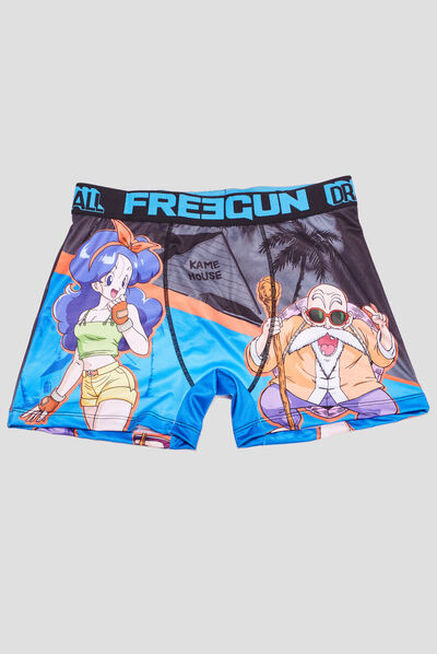 Boxer Freegun Dragon Ball bleu turquoise homme