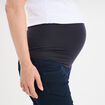 Jegging grossesse confort avec bandeau denim blue black femme maternité