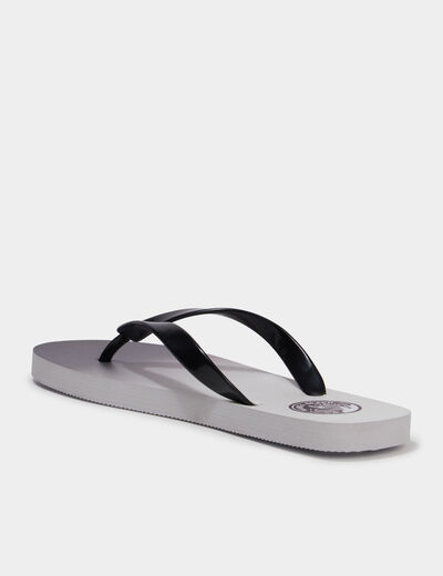 Tongs noir homme