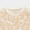 T-shirt manches courtes coton beige b&eacute;b&eacute; gar&ccedil;on