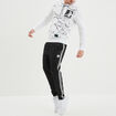 Pantalon de jogging stretch bandes côtés noir homme