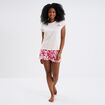 Ensemble pyjama short et t-shirt rose femme