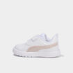 Baskets &agrave; scratchs Puma Courtflex Glitz blanc b&eacute;b&eacute; fille