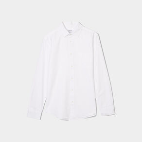 chemise coton manches longues creeks blanc homme Chemise coton manches longues Creeks blanc homme