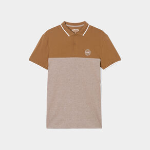 polo manches courtes coton creeks marron homme Polo manches courtes coton Creeks marron homme