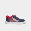 Tennis basses à scratchs Spider-Man bleu marine garçon