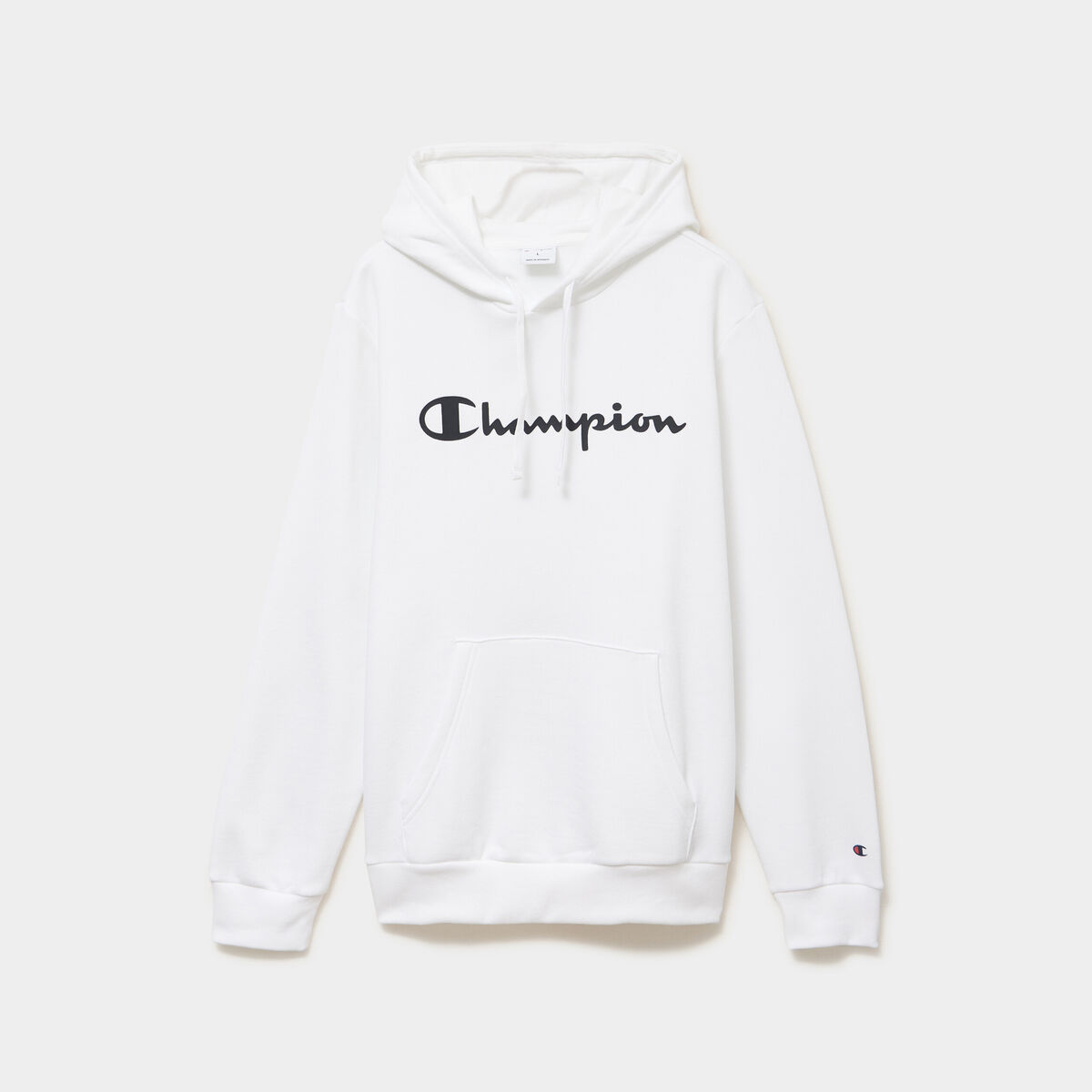 Sweat hoodie 1 poche molleton Champion blanc homme