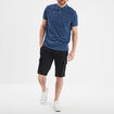 Polo manches courtes Creeks bleu marine homme