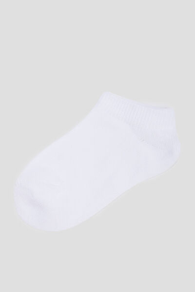 Lot 5 socquettes blanc mixte