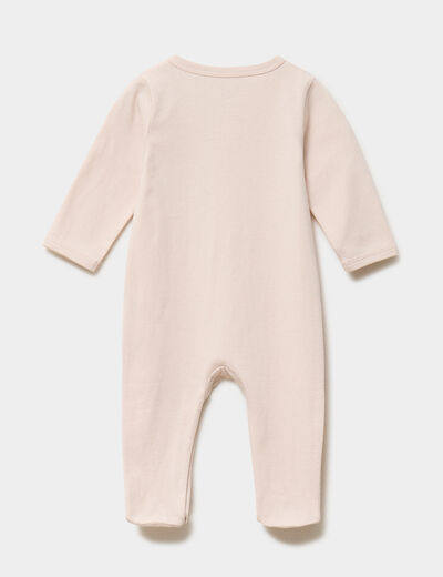 Dors-bien coton manches longues taupe b&eacute;b&eacute;