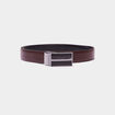 Ceinture réversible noir homme