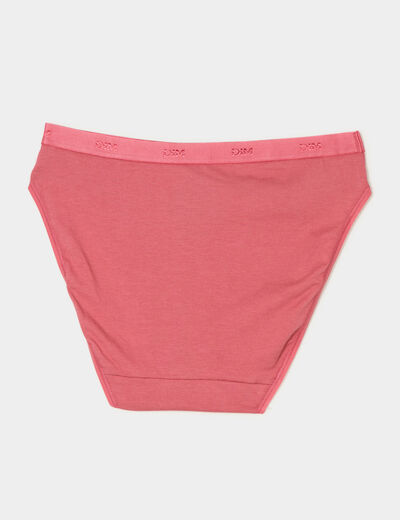 Lot 5 culottes coton rose femme