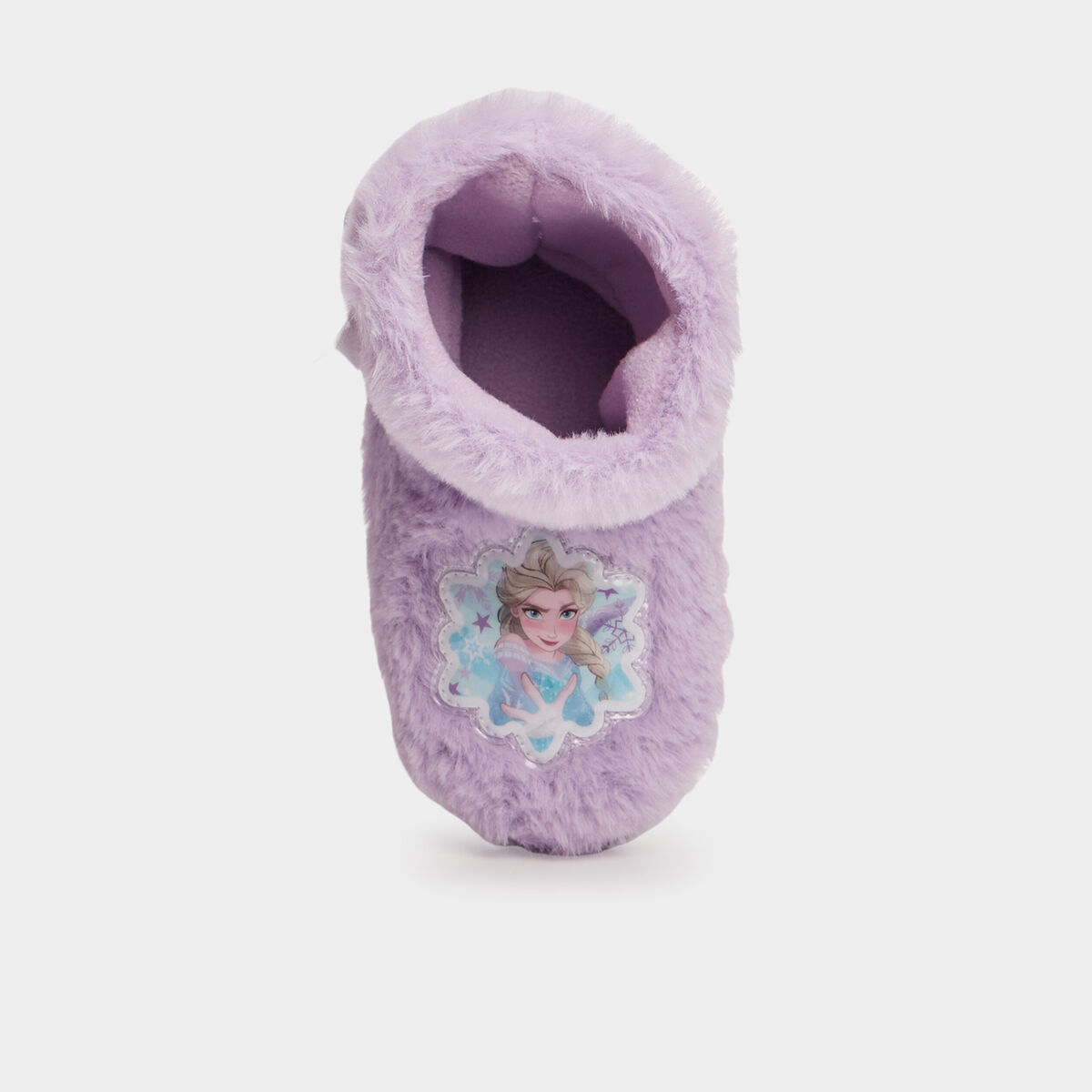 Chaussons bottines Reine des neiges mauve fille