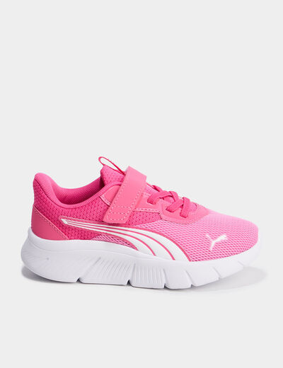 Baskets running scratchs Puma Flexfocus rose fluo fille