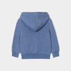 Sweat zipp&eacute; &agrave; capuche doubl&eacute; bleu gar&ccedil;on