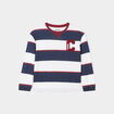 T-shirt manches longues coton Creeks bleu marine garçon
