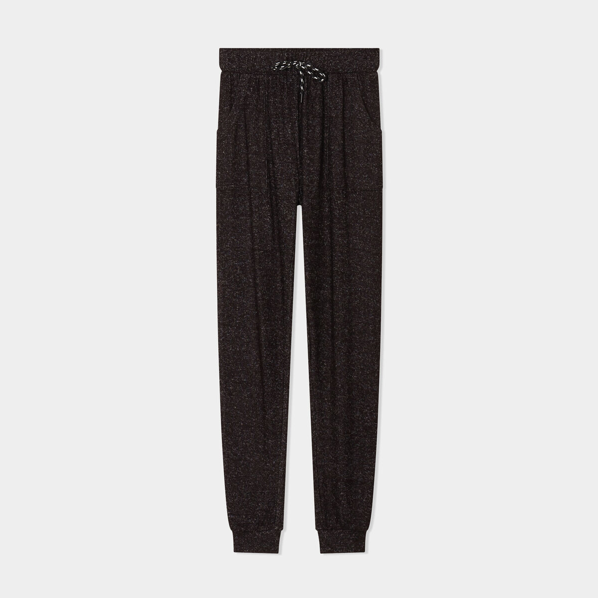 Bas de pyjama noir femme
