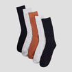 Lot 5 paires chaussettes multicolore homme