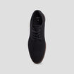 Derbies plates &agrave; lacets noir homme