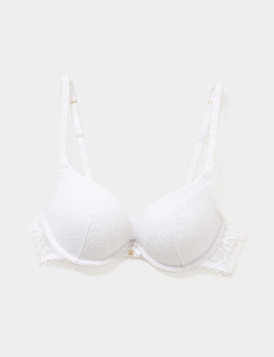 Soutien-gorge push-up paddé blanc femme