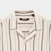 Chemise droite manches courtes coton ivoire gar&ccedil;on
