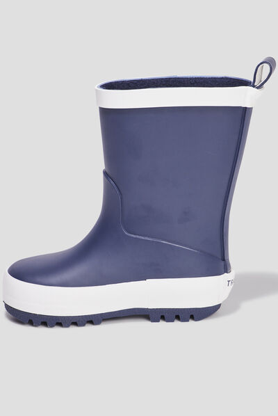 Bottes de pluie Trappeur bleu marine bébé garçon