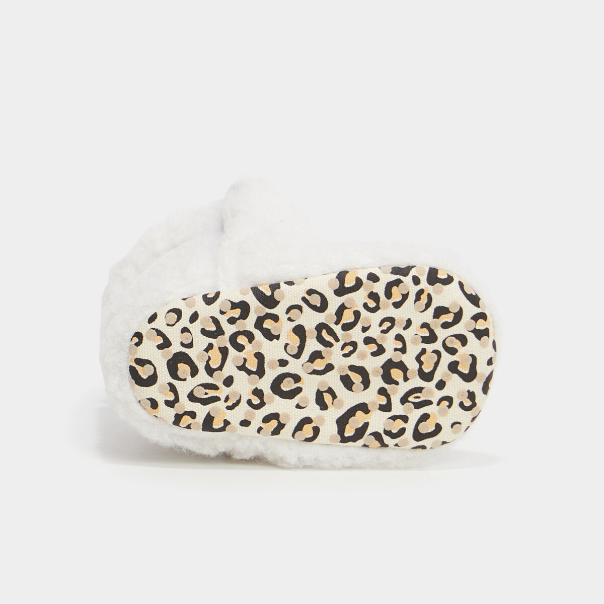 Bottons fausse laine mouton Minnie blanc b&eacute;b&eacute; fille