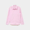 Chemise oversize 1 poche coton ecru femme