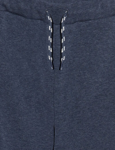 Pantalon jogging coupe ajustée bleu marine garçon