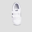 Tennis basses à scratchs Puma Shuffle blanc garçon