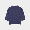 Pull droit épaule boutonnée Kimbaloo bleu marine bébé garçon