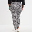 Legging en coton blanc femme grande taille
