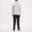 Ensemble pyjama 2 pi&egrave;ces gris clair homme