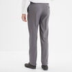Pantalon droit avec pinces gris foncé homme