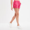 Short avec taille élastiquée rose fushia femme