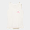 D&eacute;bardeur droit coton blanc femme