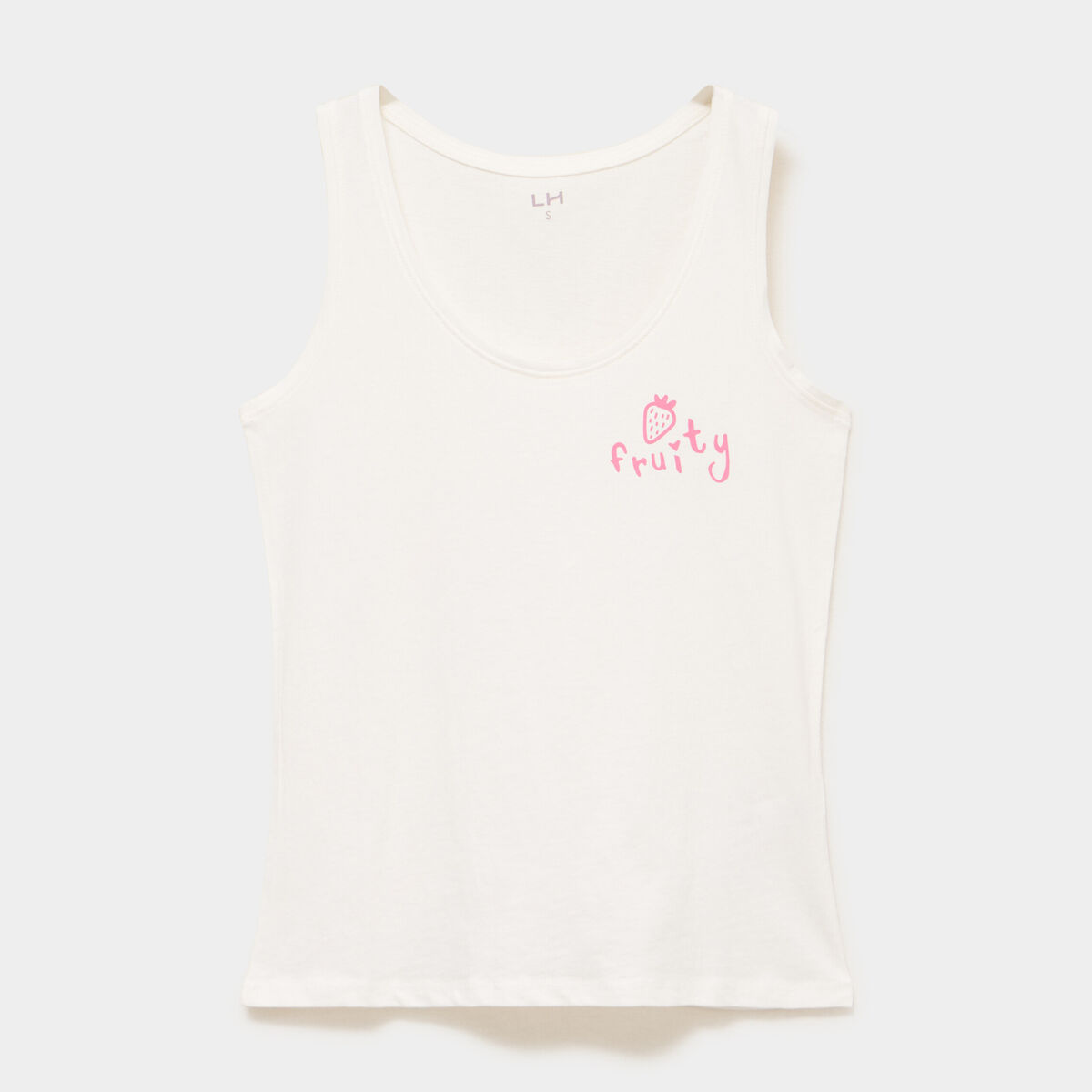 D&eacute;bardeur droit coton blanc femme
