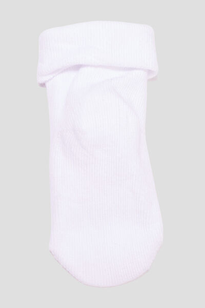 Chaussettes coton avec print blanc b&eacute;b&eacute;