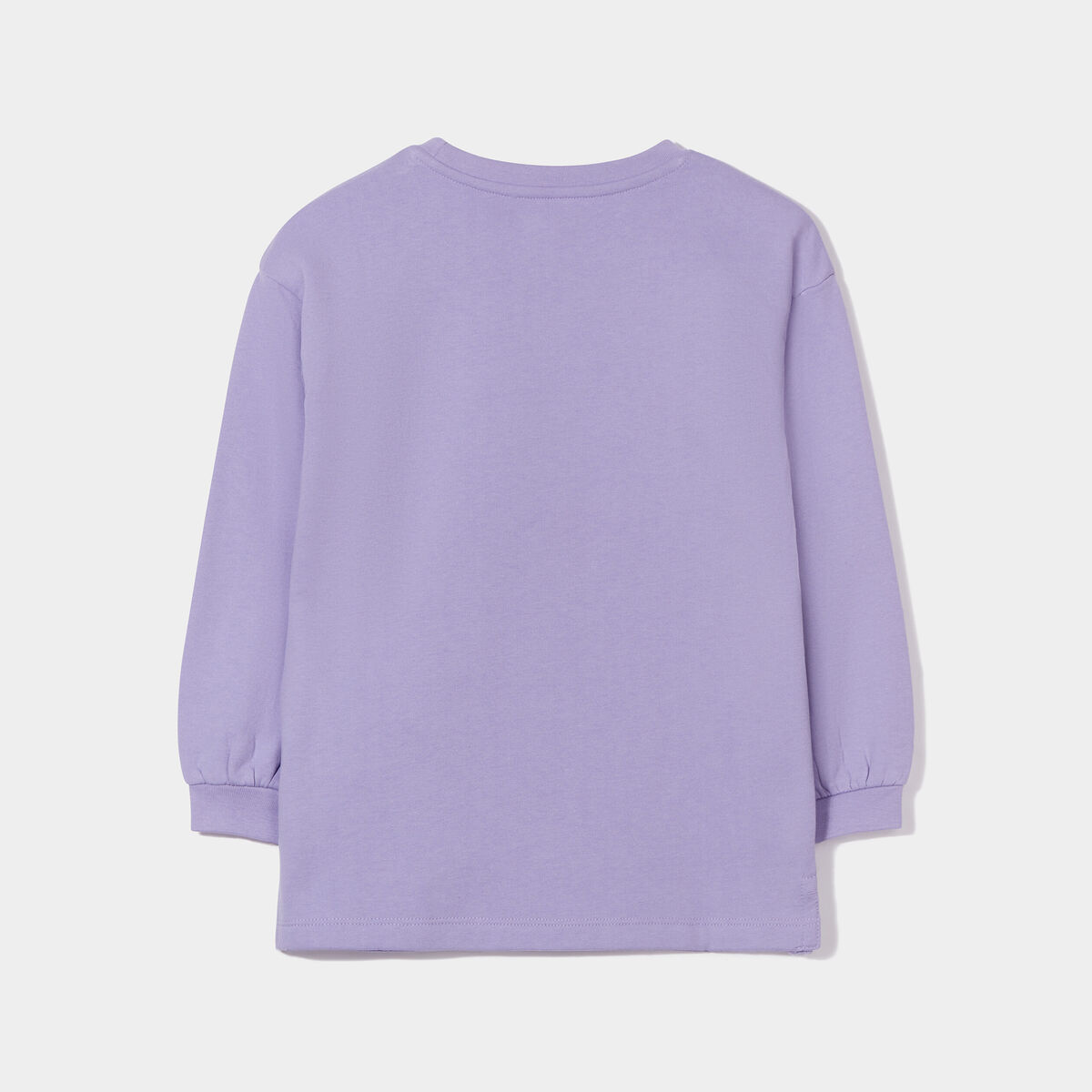 Ensemble sweat long et legging 2 pièces mauve fille