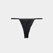 String avec strass noir femme