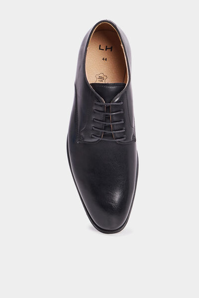 Derbies à lacets noir homme