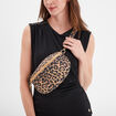 Sac banane arrondi marron femme