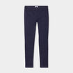 Pantalon slim taille standard bleu marine femme