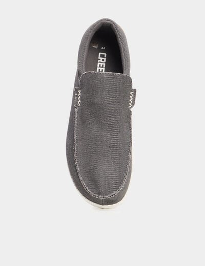 Loafer en toile gris homme