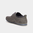 Derbies texturées à lacets gris homme