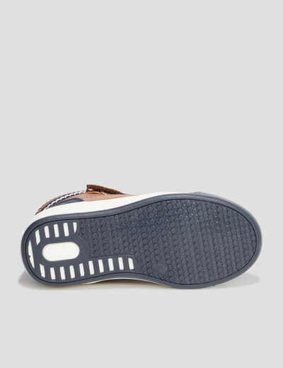Baskets montantes Creeks Kaby marron garçon