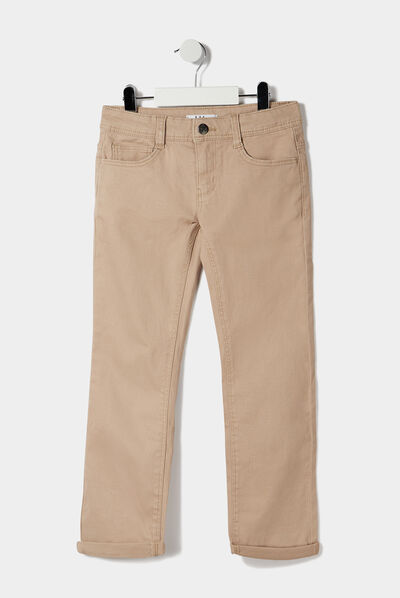 Pantalon regular sable garçon